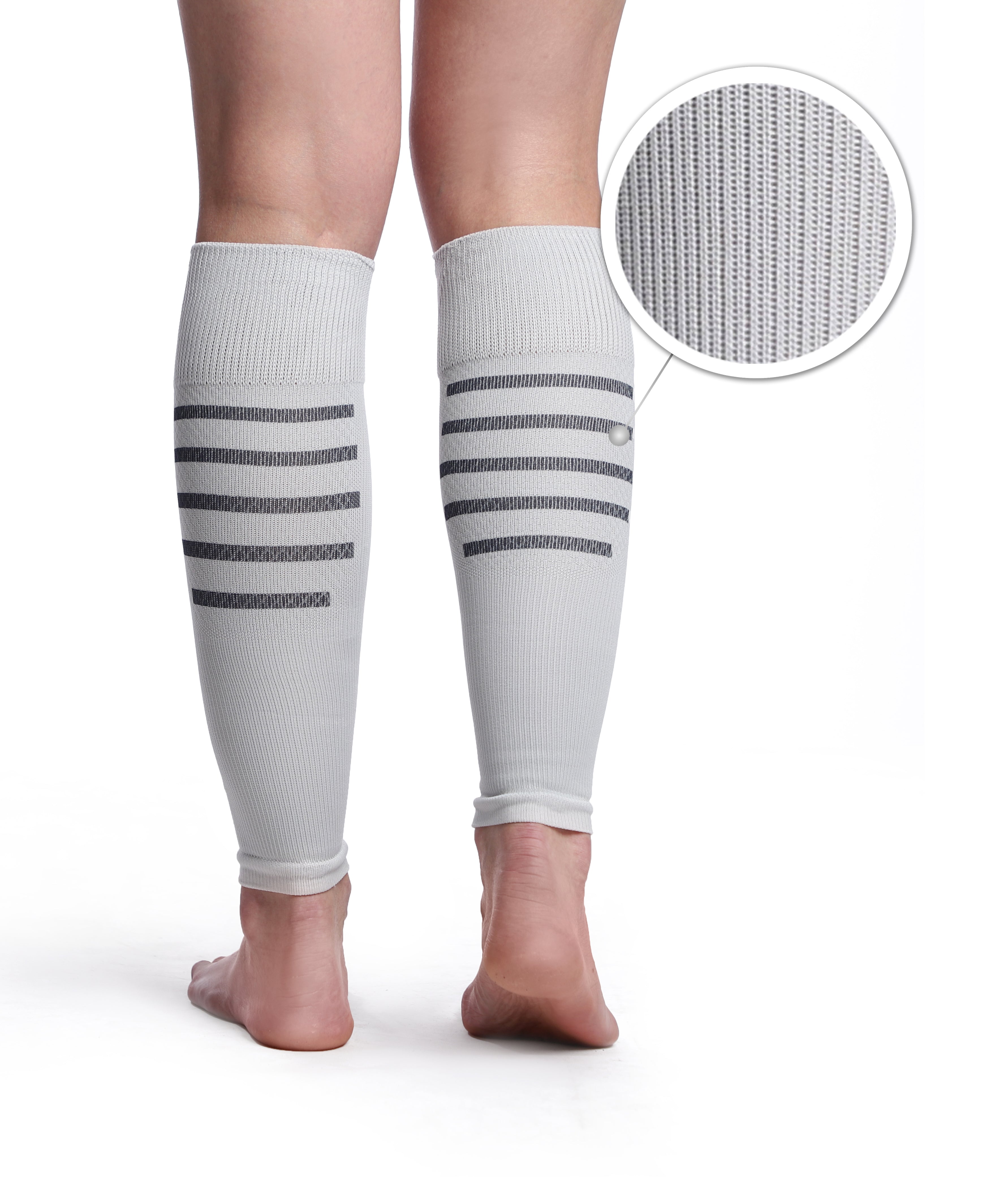 Opaski kompresyjne na łydki ze ściągaczem bezuciskowym pod kolanem