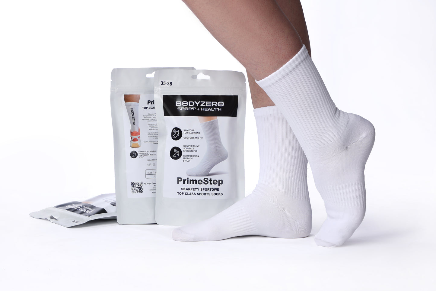 BODYZERO PRIME STEP Profesjonalne Skarpety Biegowe Premium